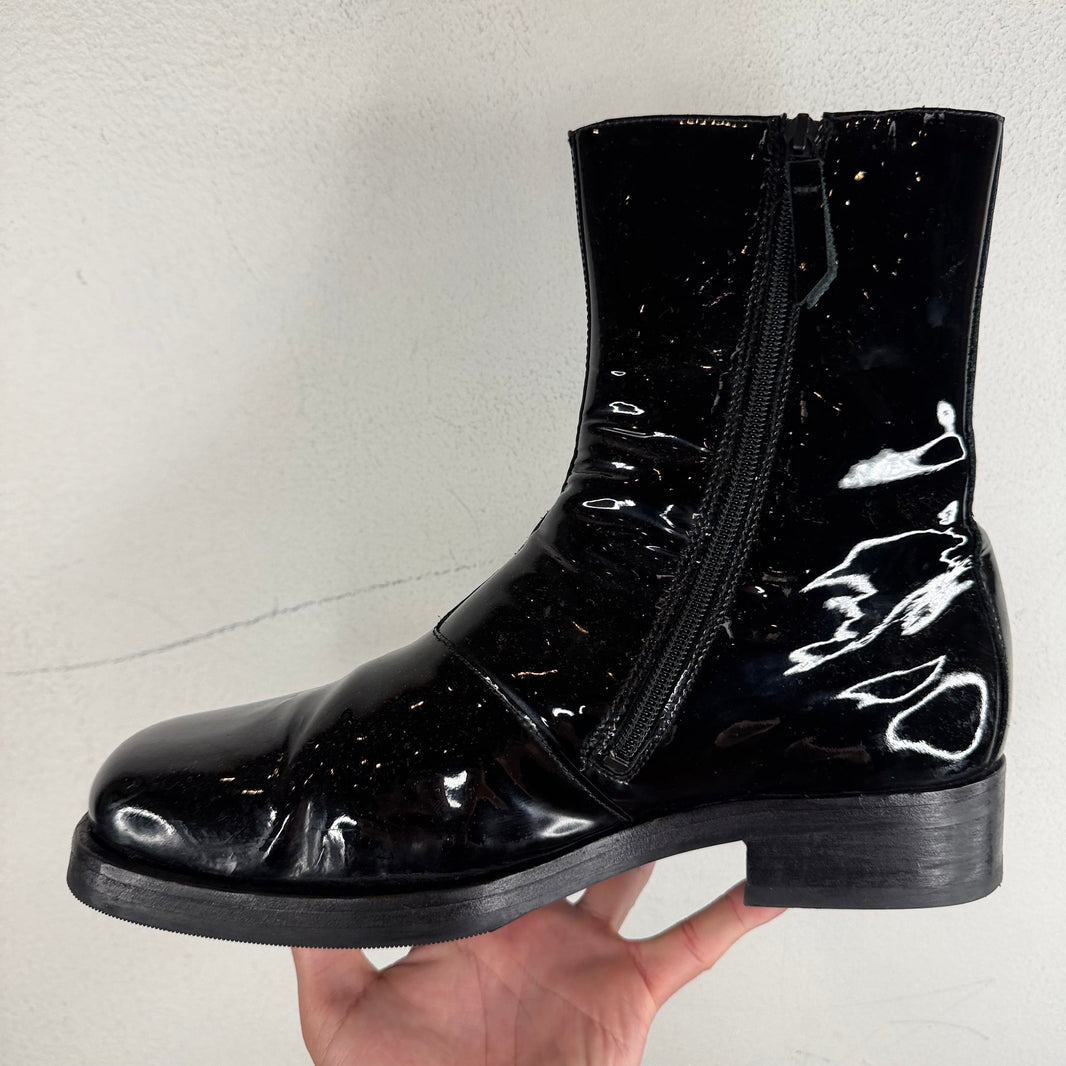 Our Legacy Camion Patent Leather Boots