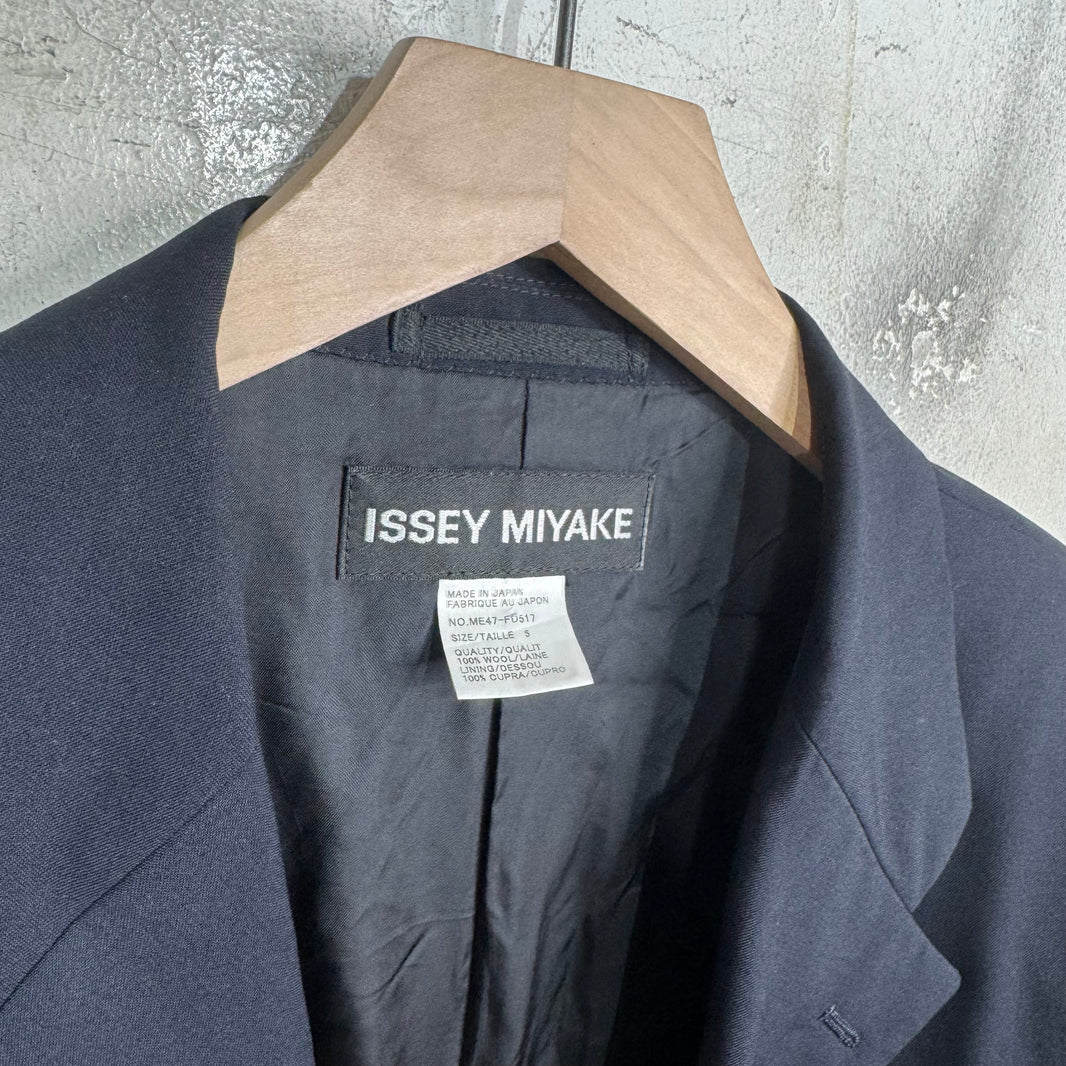 Issey Miyake Navy 3 Button Blazer