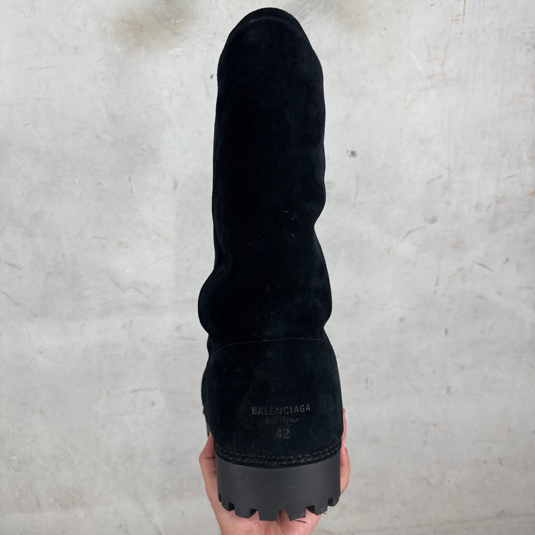 Balenciaga Suede Alaska High Boots