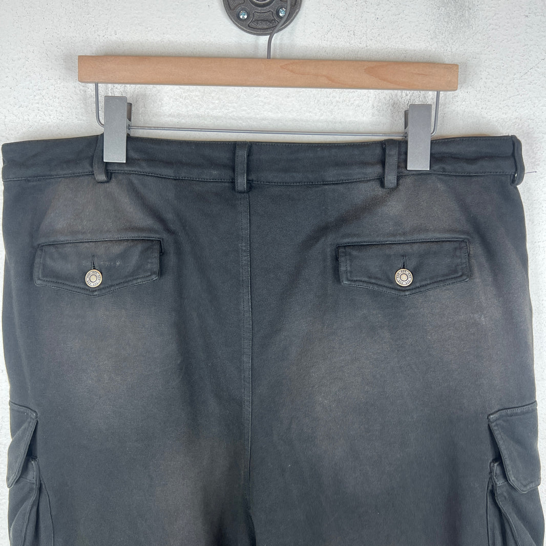 424 Black Crest Cargo Shorts