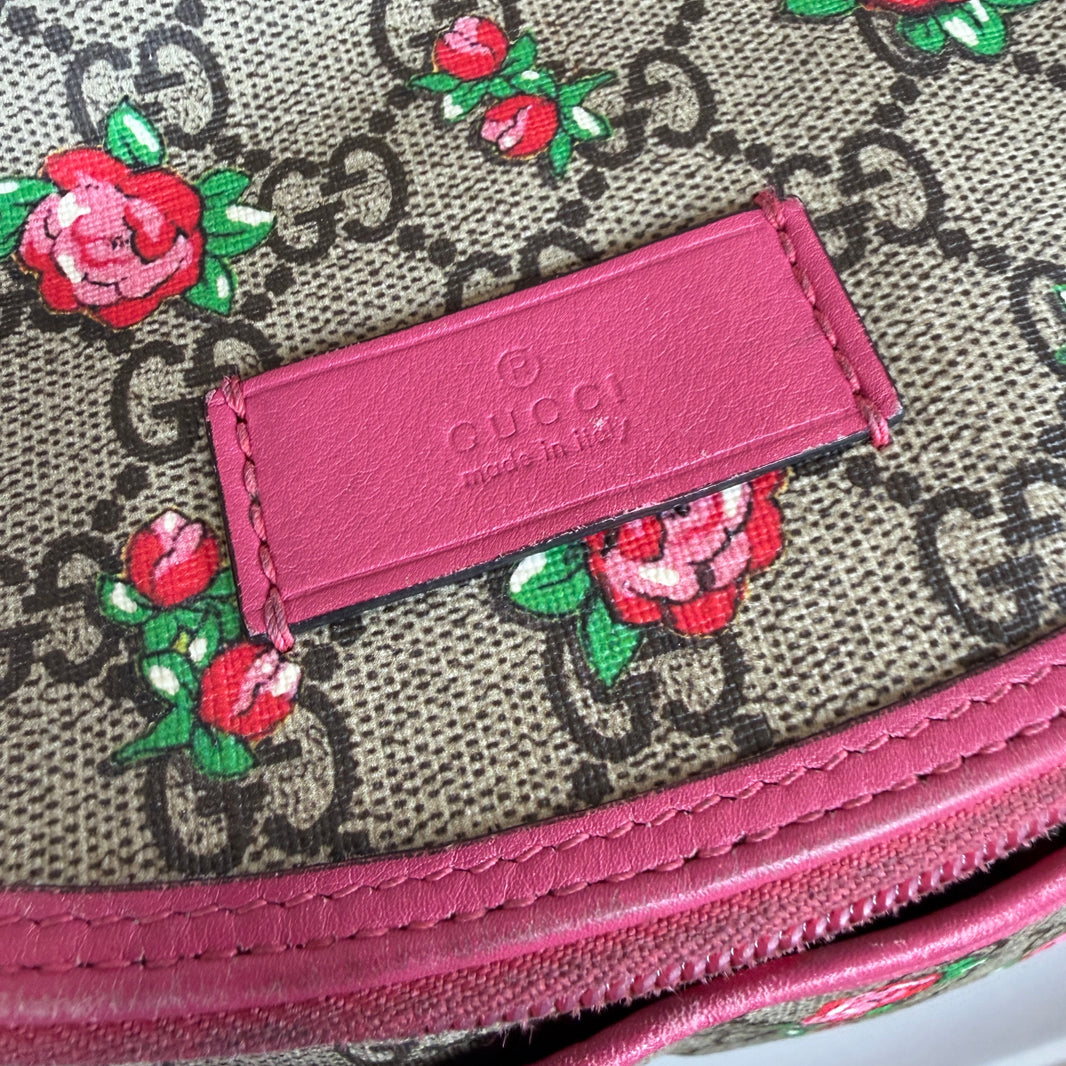 Gucci Rose Monogram Diaper Bag
