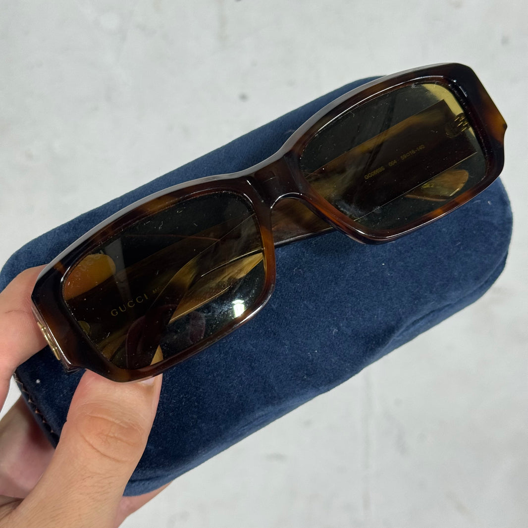 Gucci GG0669S Marbled Sunglasses