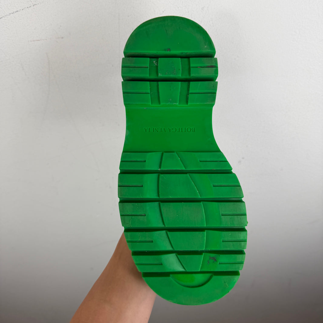 Bottega Veneta Green/Black Tire Boots