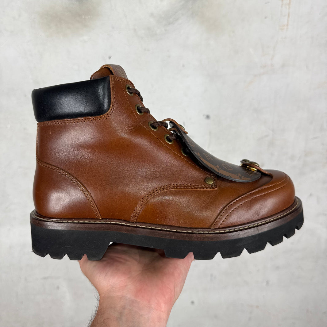Louis Vuitton x Human Made Lace Up Boots