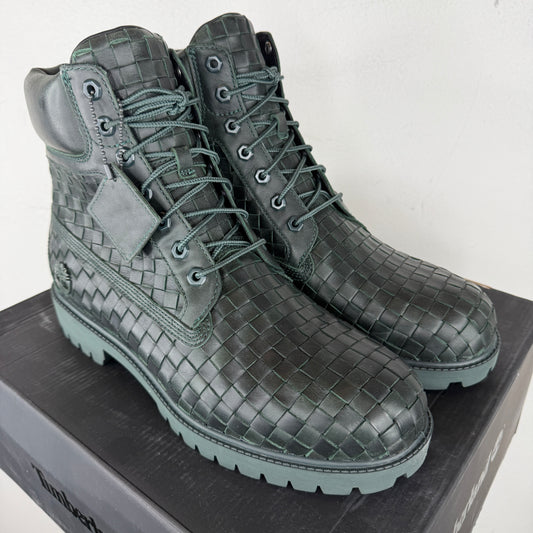 Timberland 6 Inch Woven Green Boots