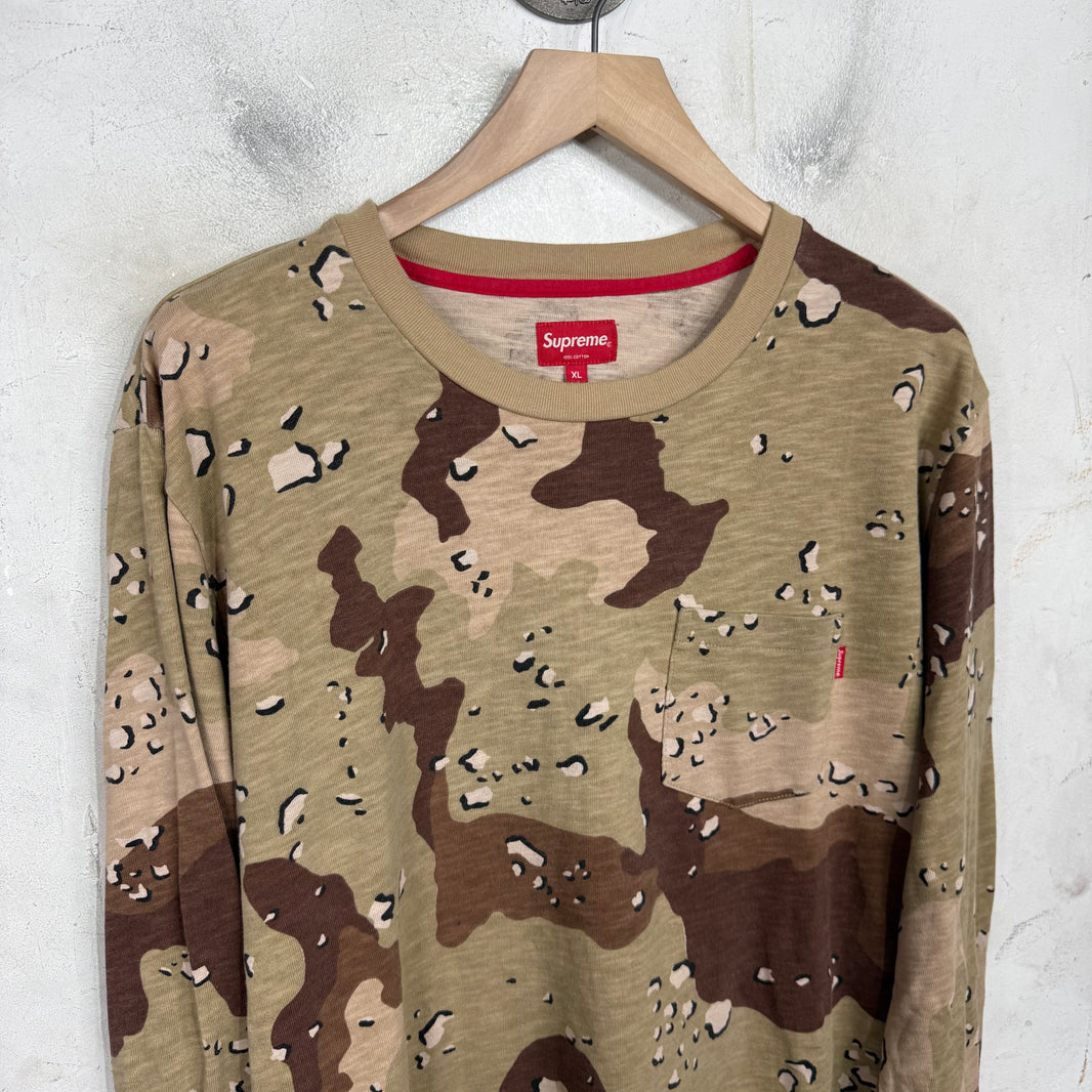 Supreme Desert Camo L/S Pocket Shirt