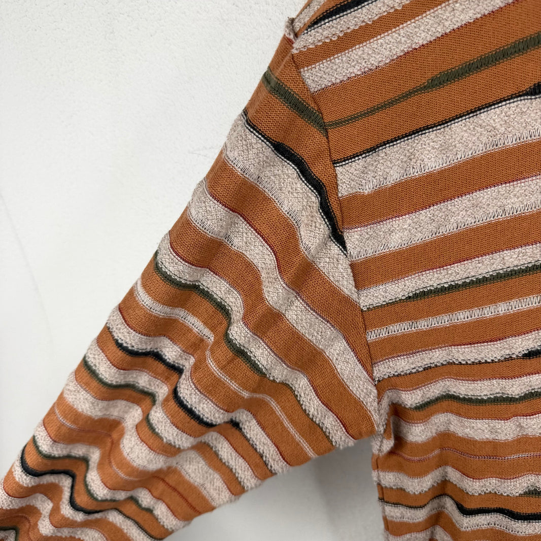 Acne Studios Orange Stripe Polo L/S Shirt