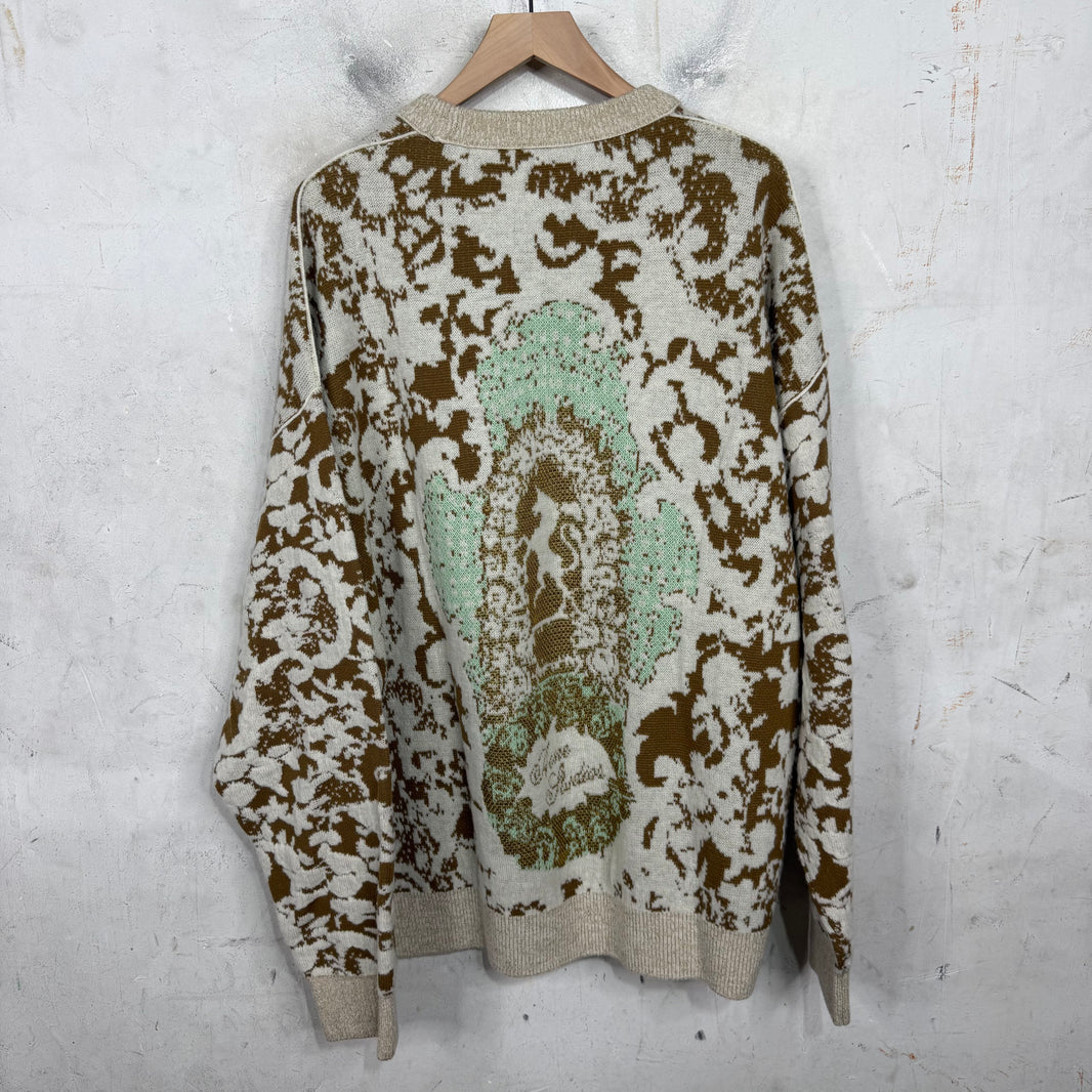Acne Studios Beige Jacquard Sweater