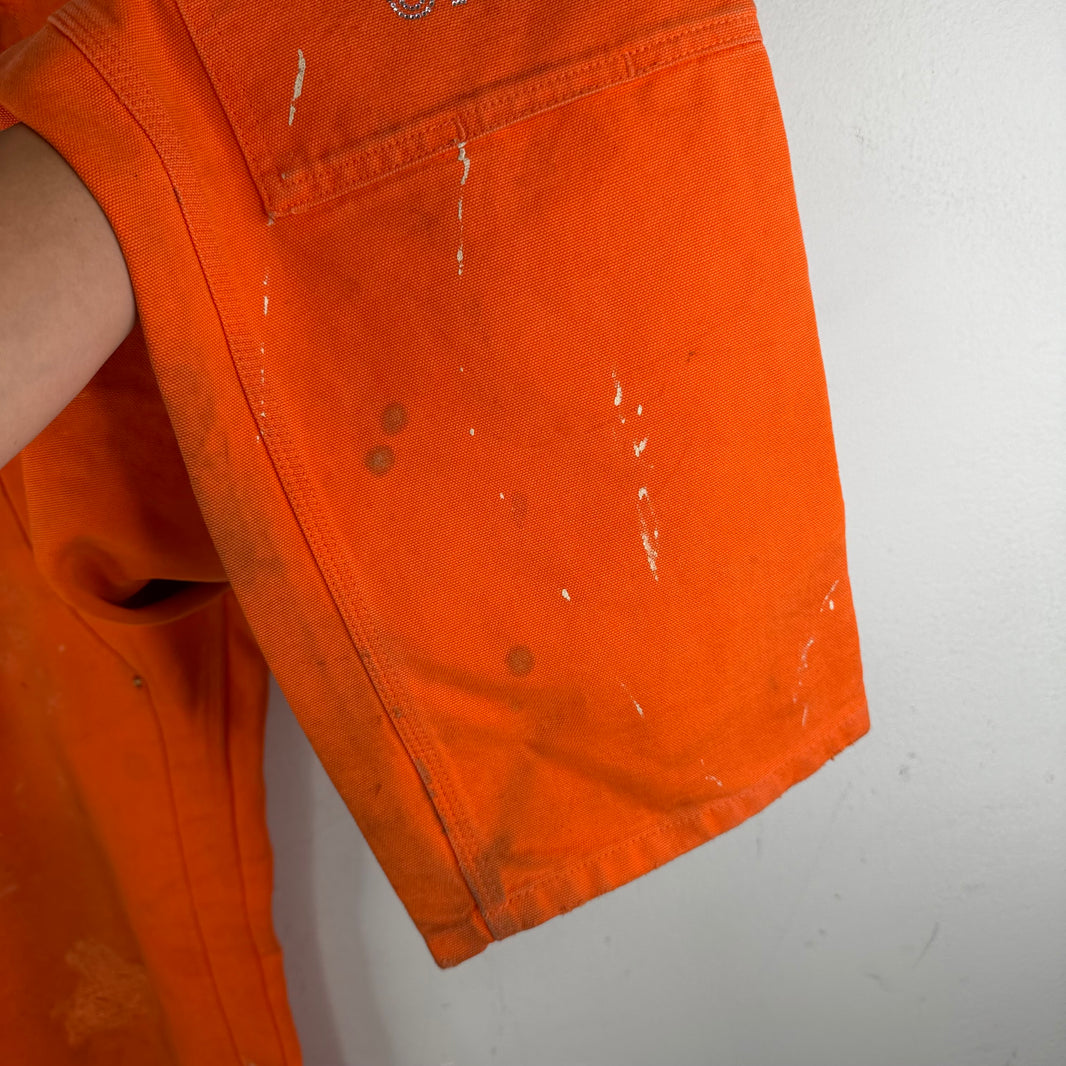 Heron Preston Carhartt Orange Double Knee Dungarees