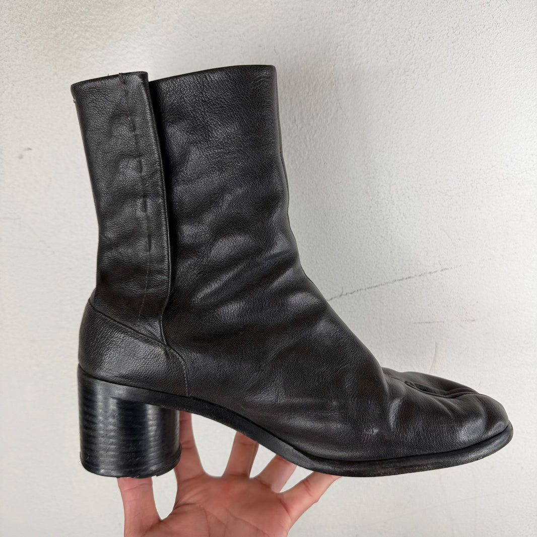 Margiela Leather Tabi Ankle Boots