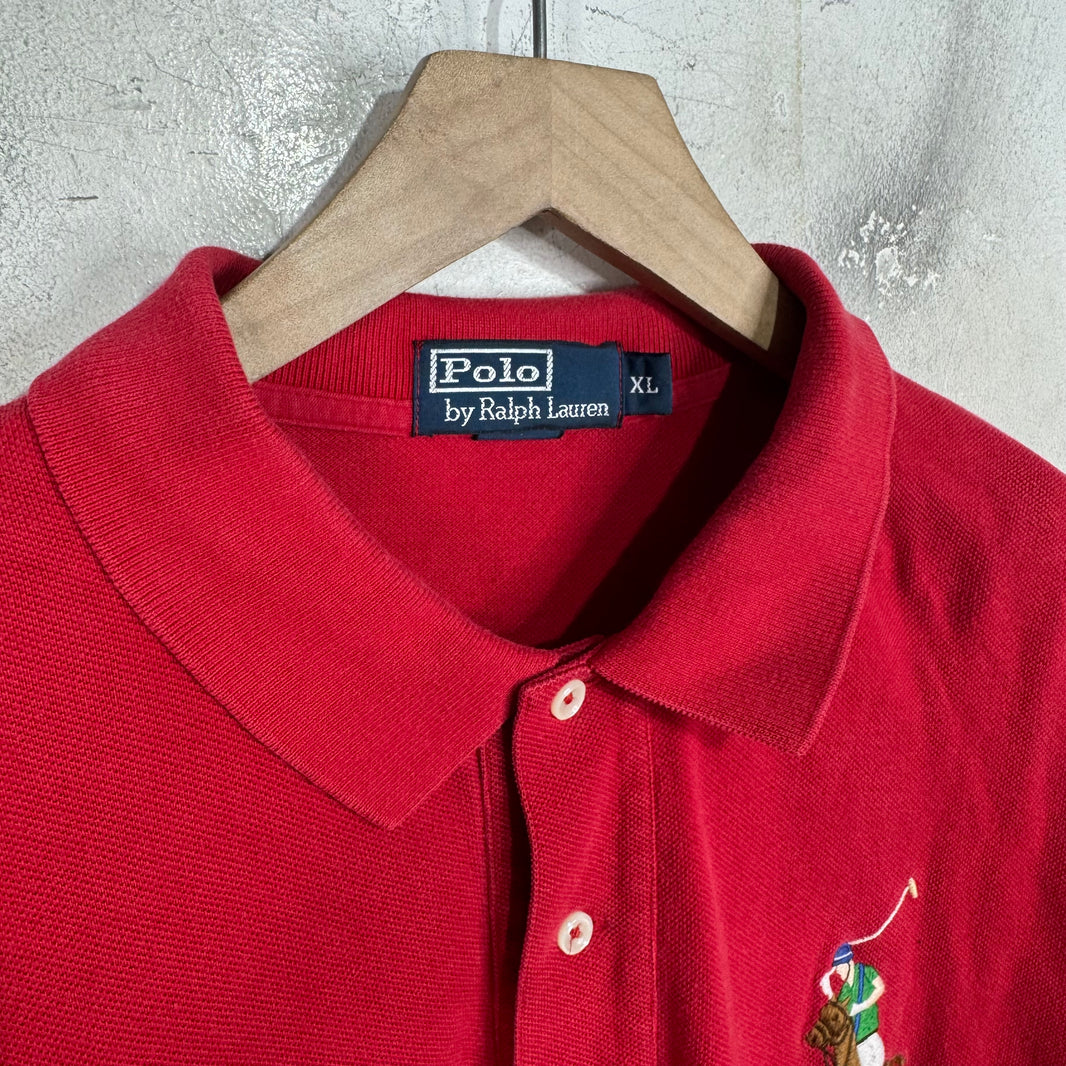 Ralph Lauren Red Colored Pony Polo
