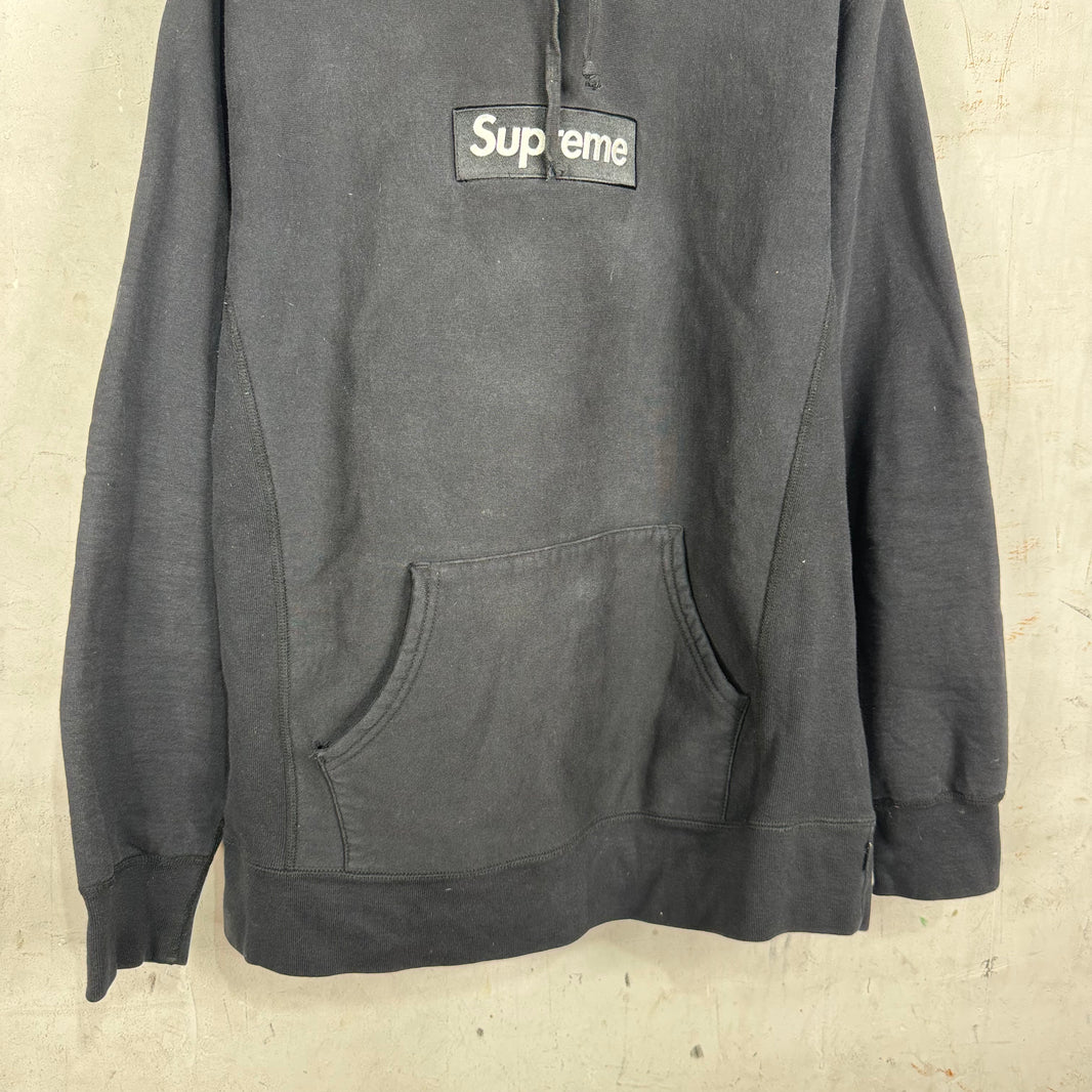 Supreme Black Box Logo Hoodie