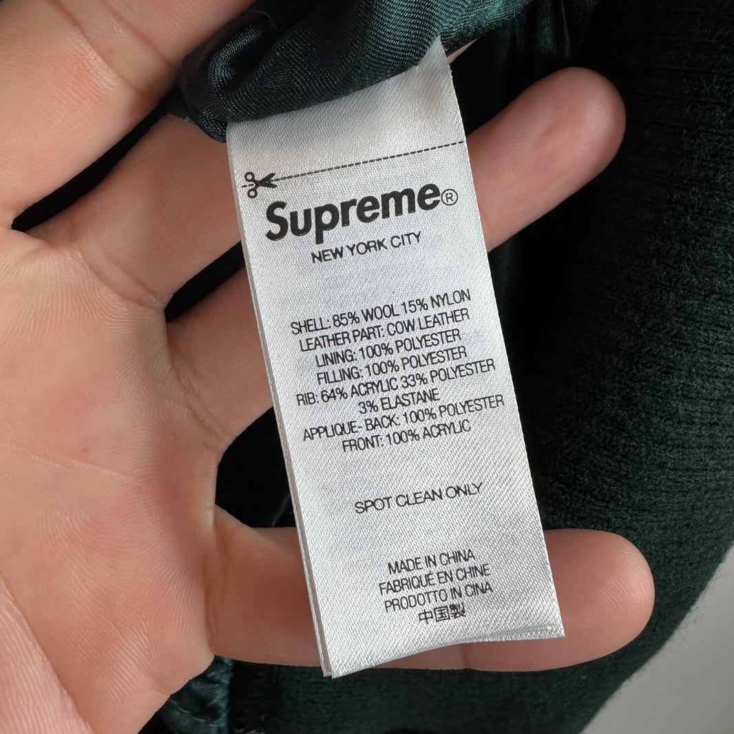 Supreme Cross Varsity Jacket