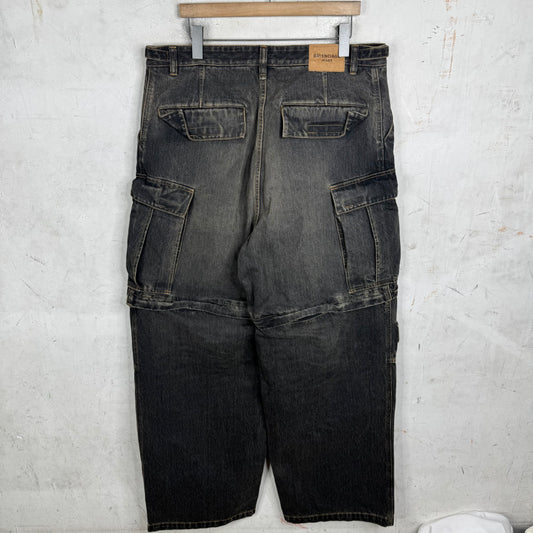 Balenciaga Japanese Denim Convertible Cargos