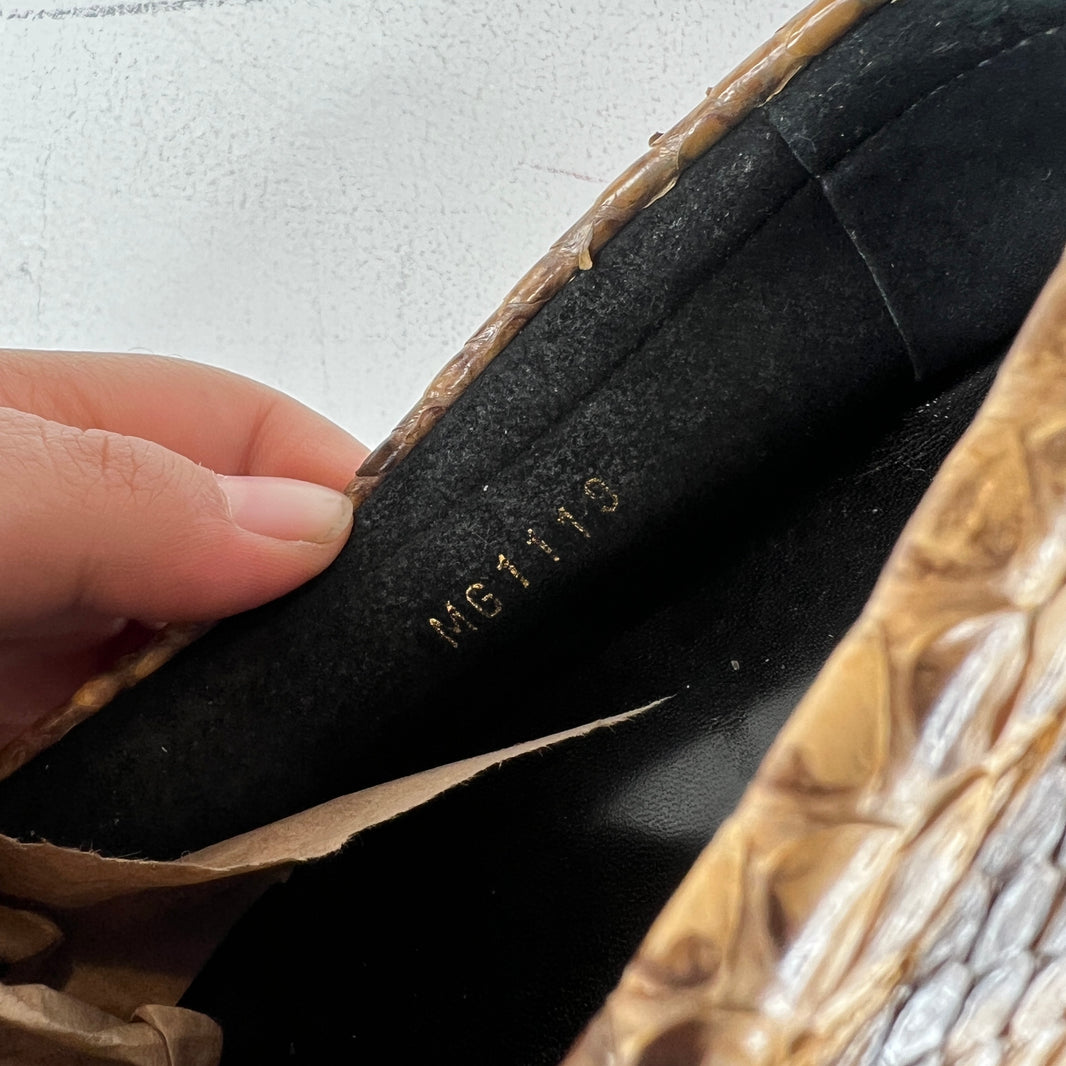 Celine Snake Skin Tassel Loafers
