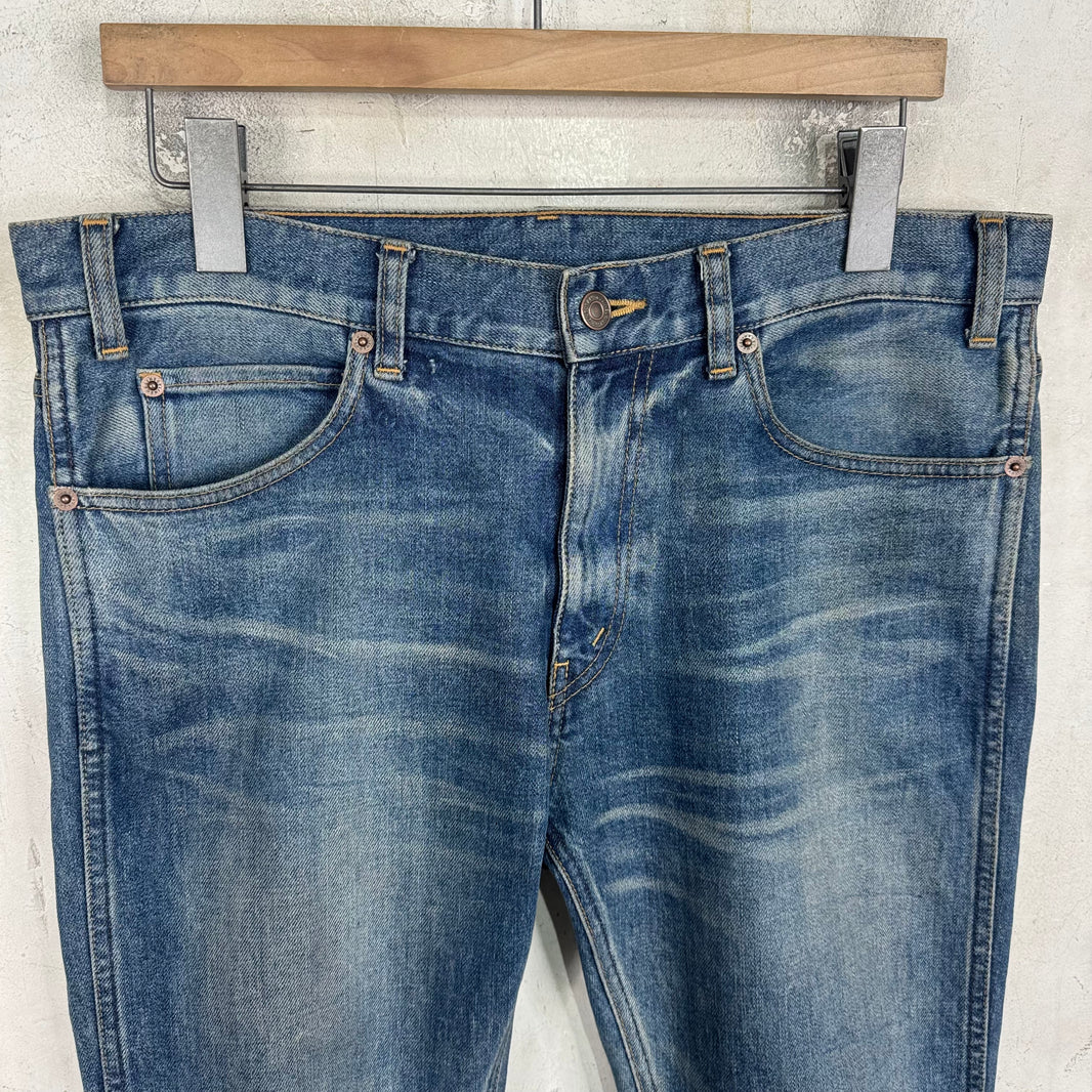 Celine Faded Blue Skinny Jeans
