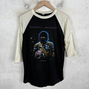 Vintage 1984 MJ Victory Tour Raglan T-Shirt