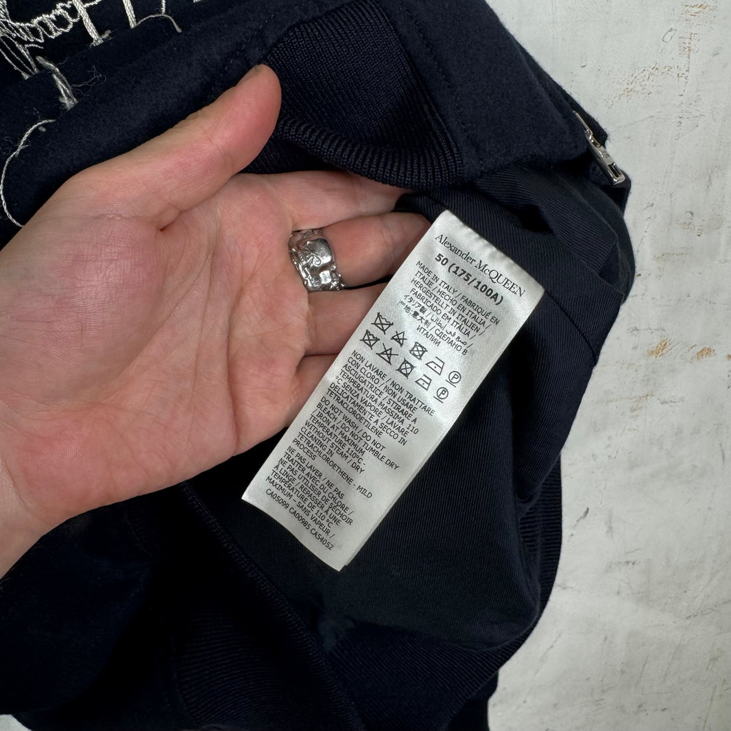 Alexander McQueen Embroidered Skull Tassel Jacket