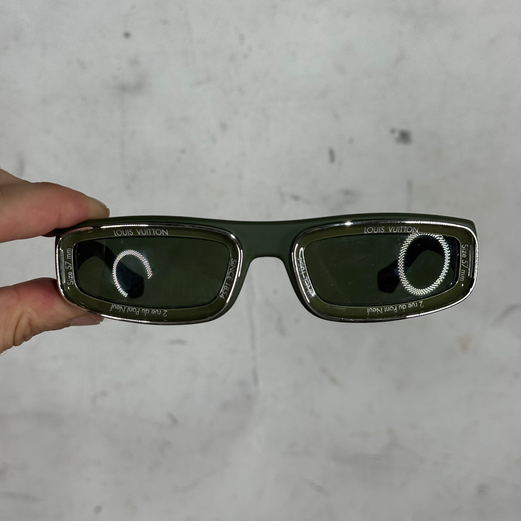 Louis Vuitton Green Super Vision Low Sunglasses