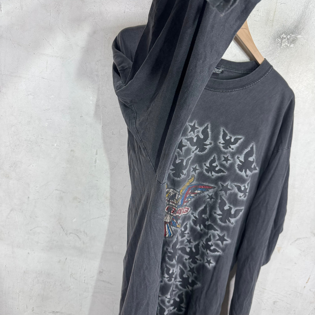 Vintage Dispet Bird Gang Smoked LS T-Shirt