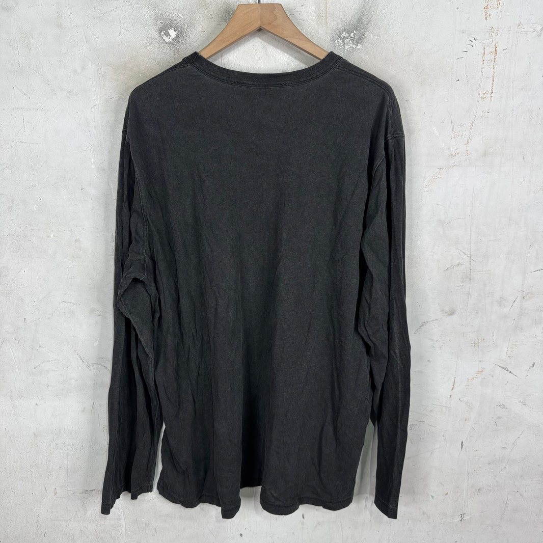 Our Legacy George L/S Washed Black T-Shirt