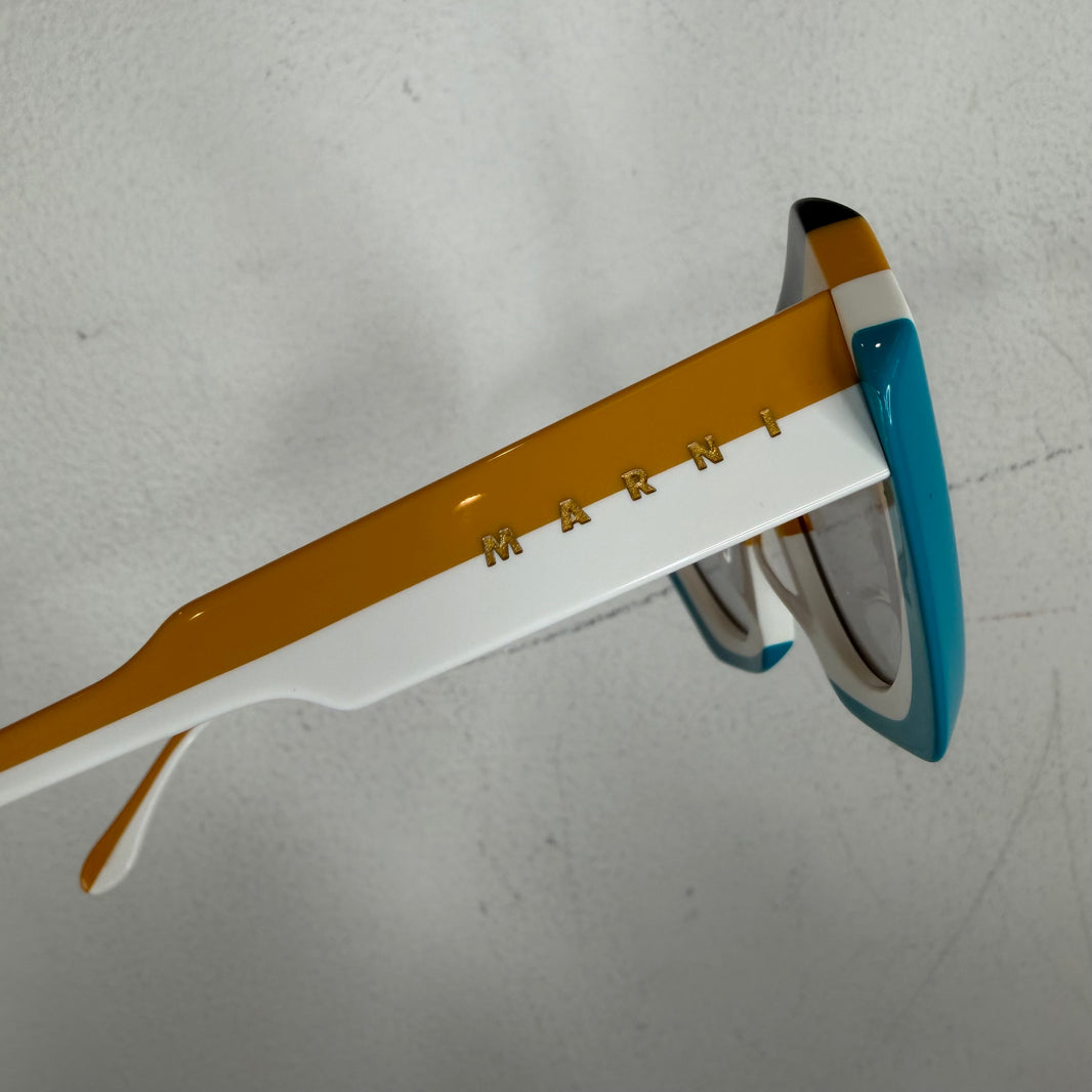 Marni Devil's Pool Striped Sunglasses