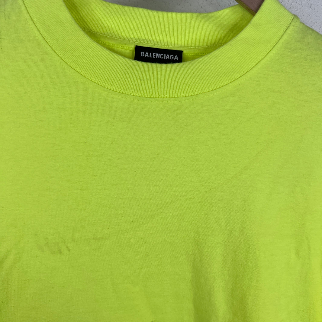 Balenciaga Neon Green T-Shirt