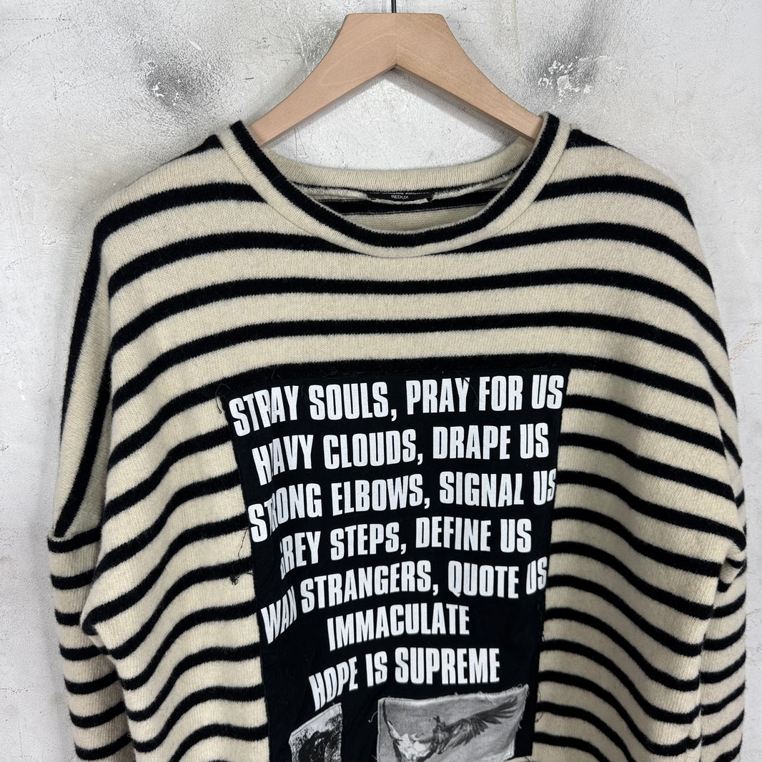 Raf Simons Redux Poem Wool Sweater