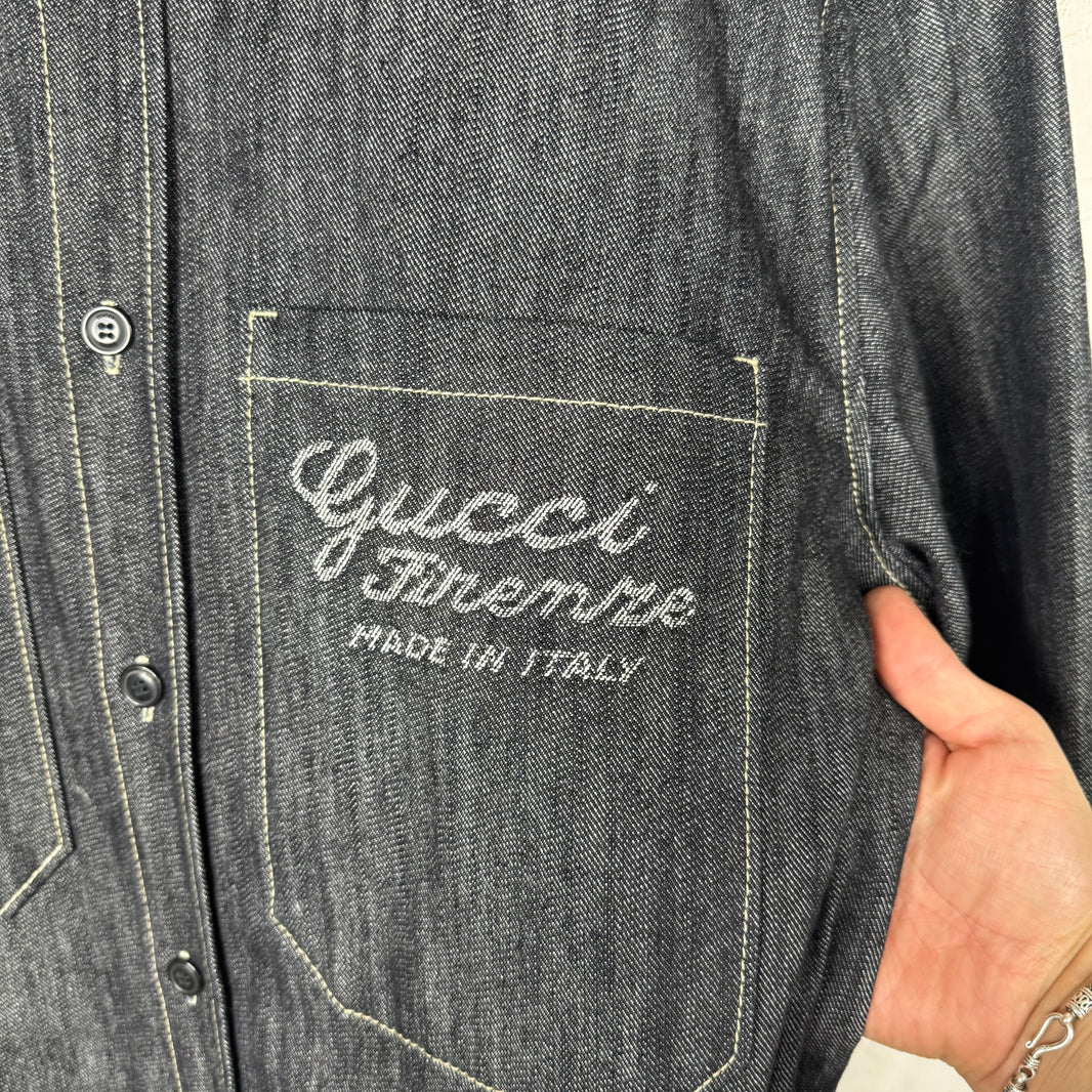 Gucci Denim Firenze Sample Shirt