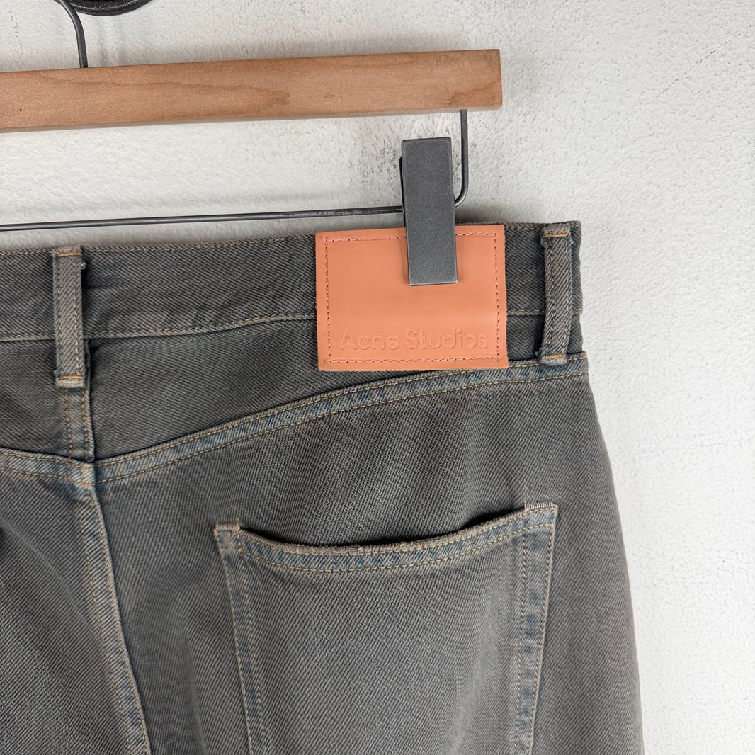 Acne Studios 1992M Desert Dust Flared Jeans