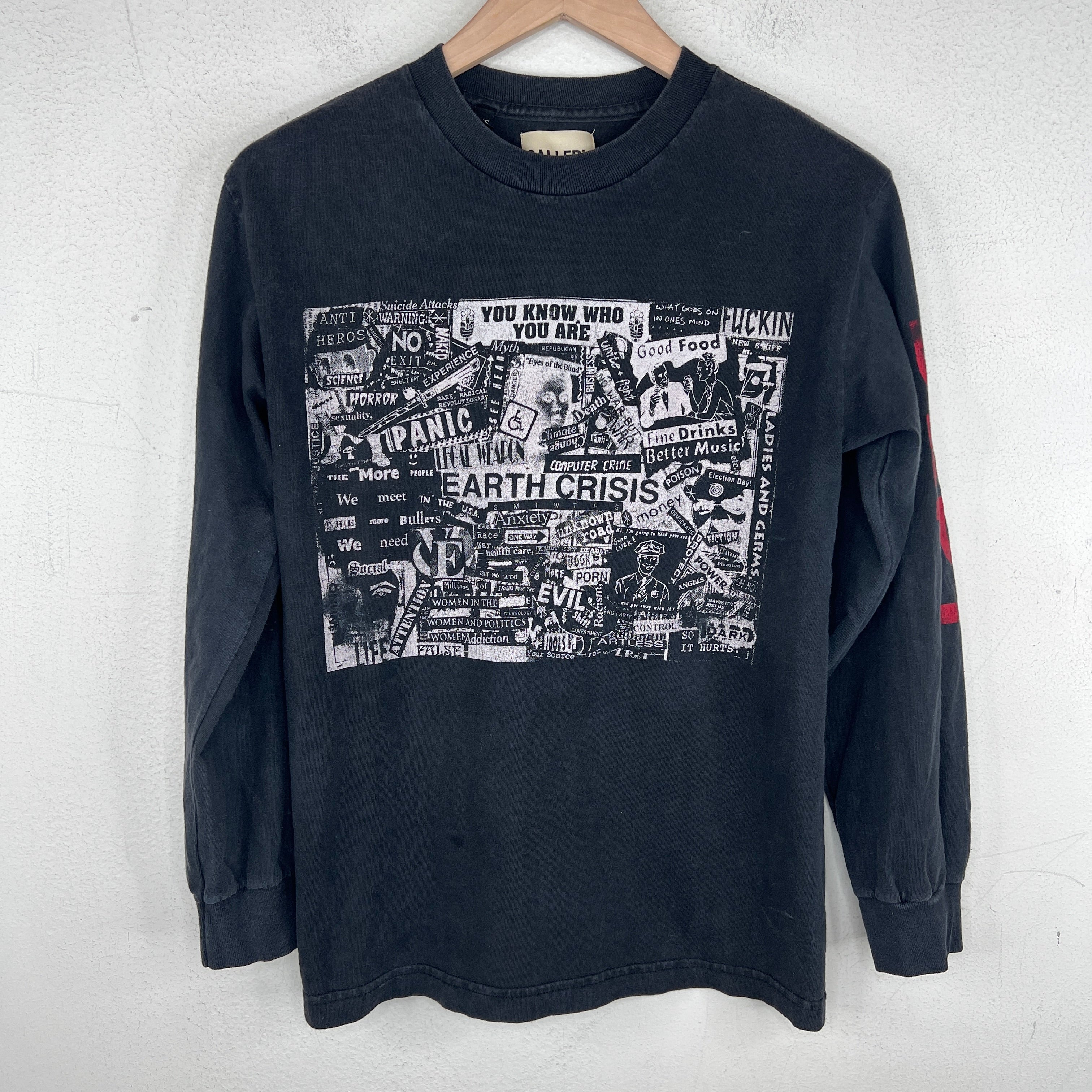 【在庫少】Gallery Dept. Art That Kills リバーシブル ロンT GALLERY DEPT. ART THAT KILLS REVERSIBLE LONG SLEEVE TEE | BLACK