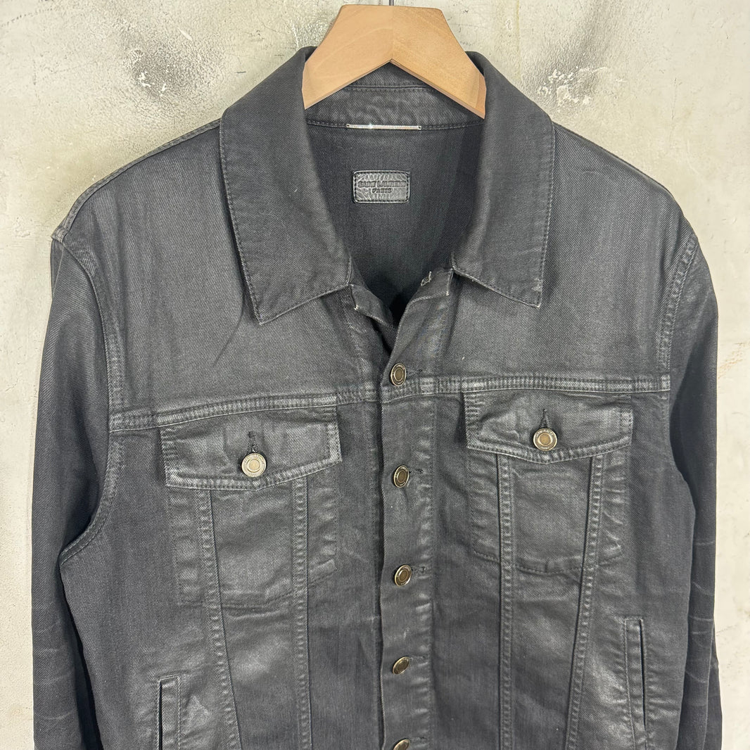 Saint Laurent 2019 Waxed Denim Jacket