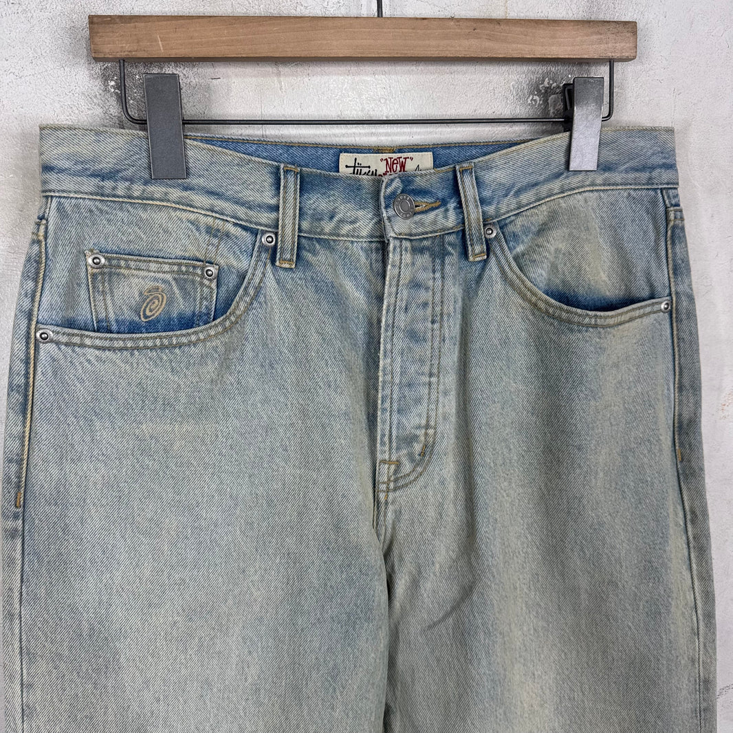 Stussy Waxed New Classic Lightwash Jeans