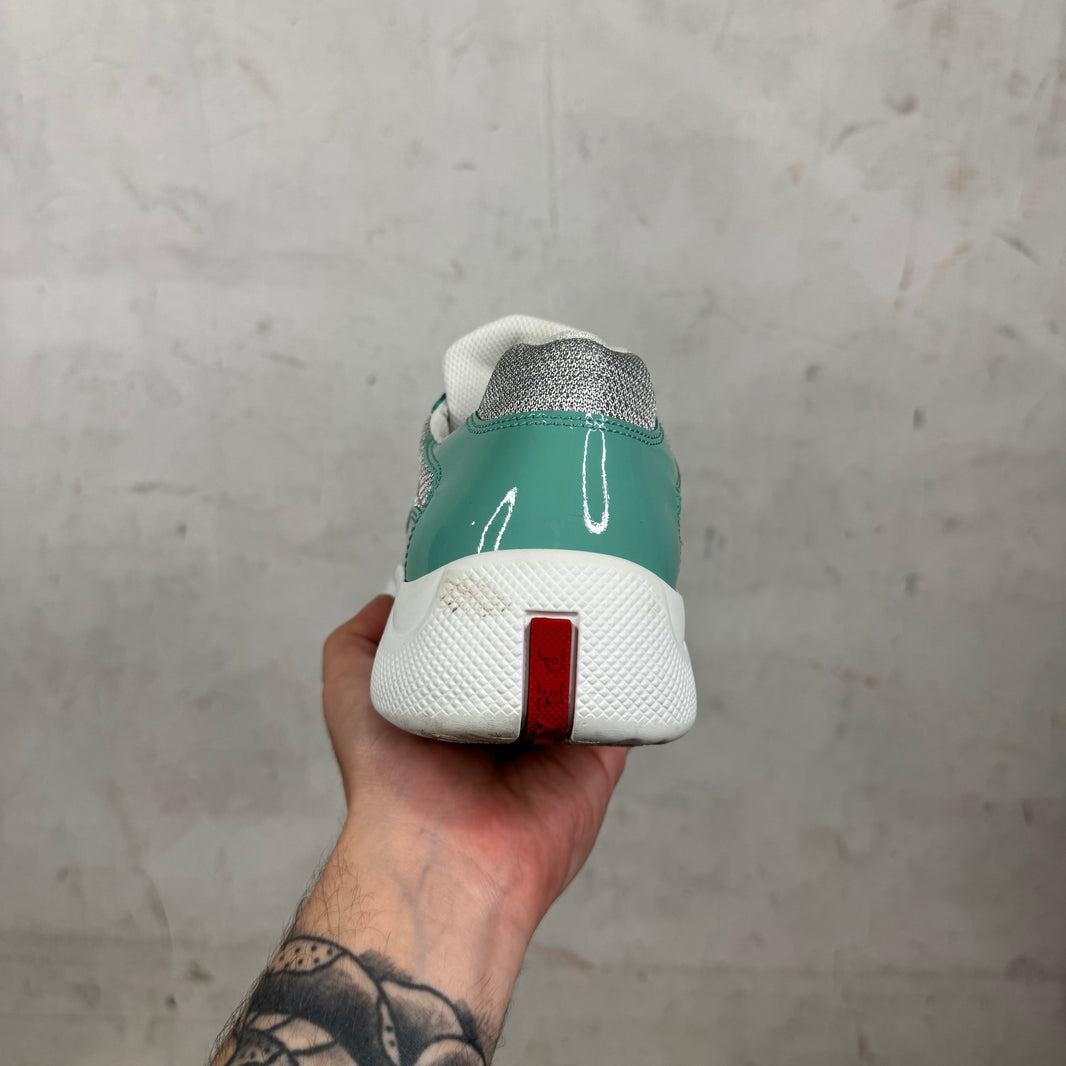 Prada Mint Green Patent Americas Cup