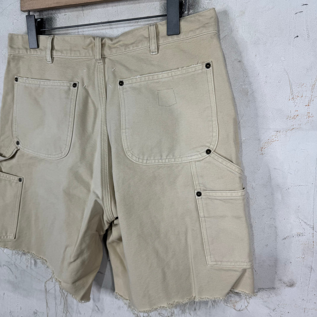 Margiela Frayed Carpenter Shorts