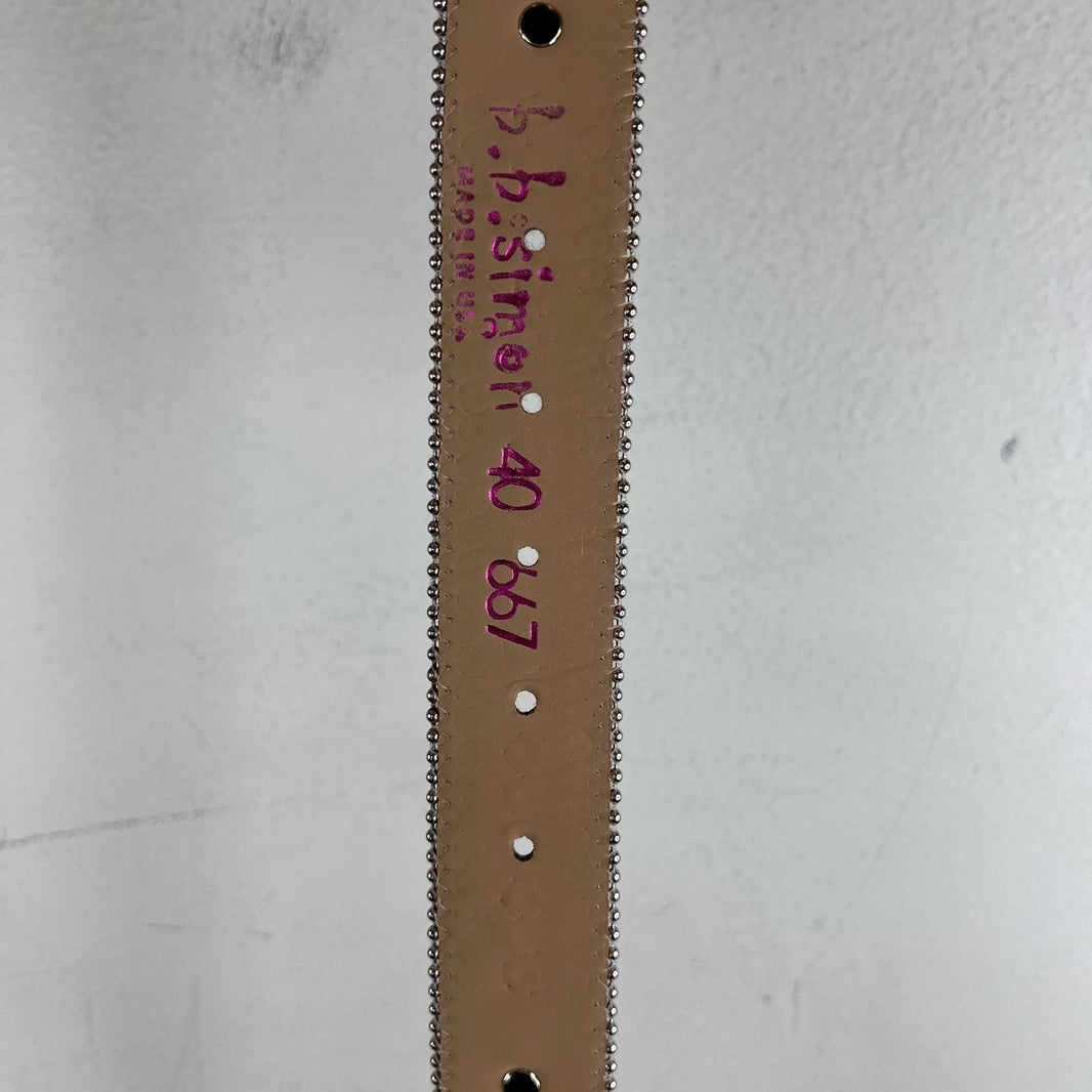BB Simon Green Paw Print Belt