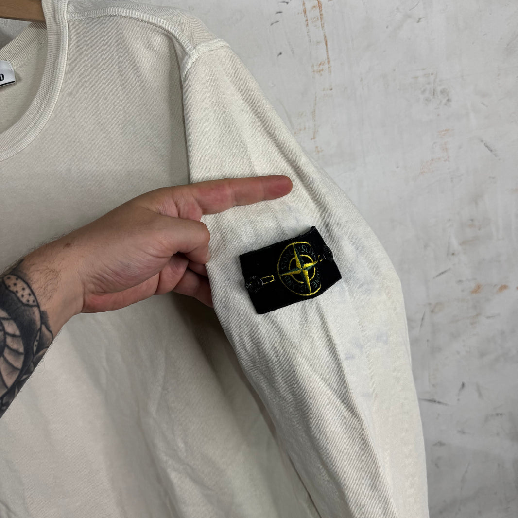 Stone Island Beige Light Crewneck
