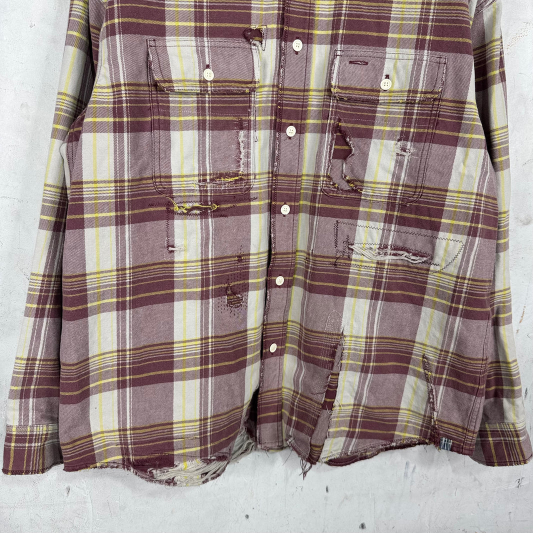 Visvim Distressed Lumber Crash Flannel