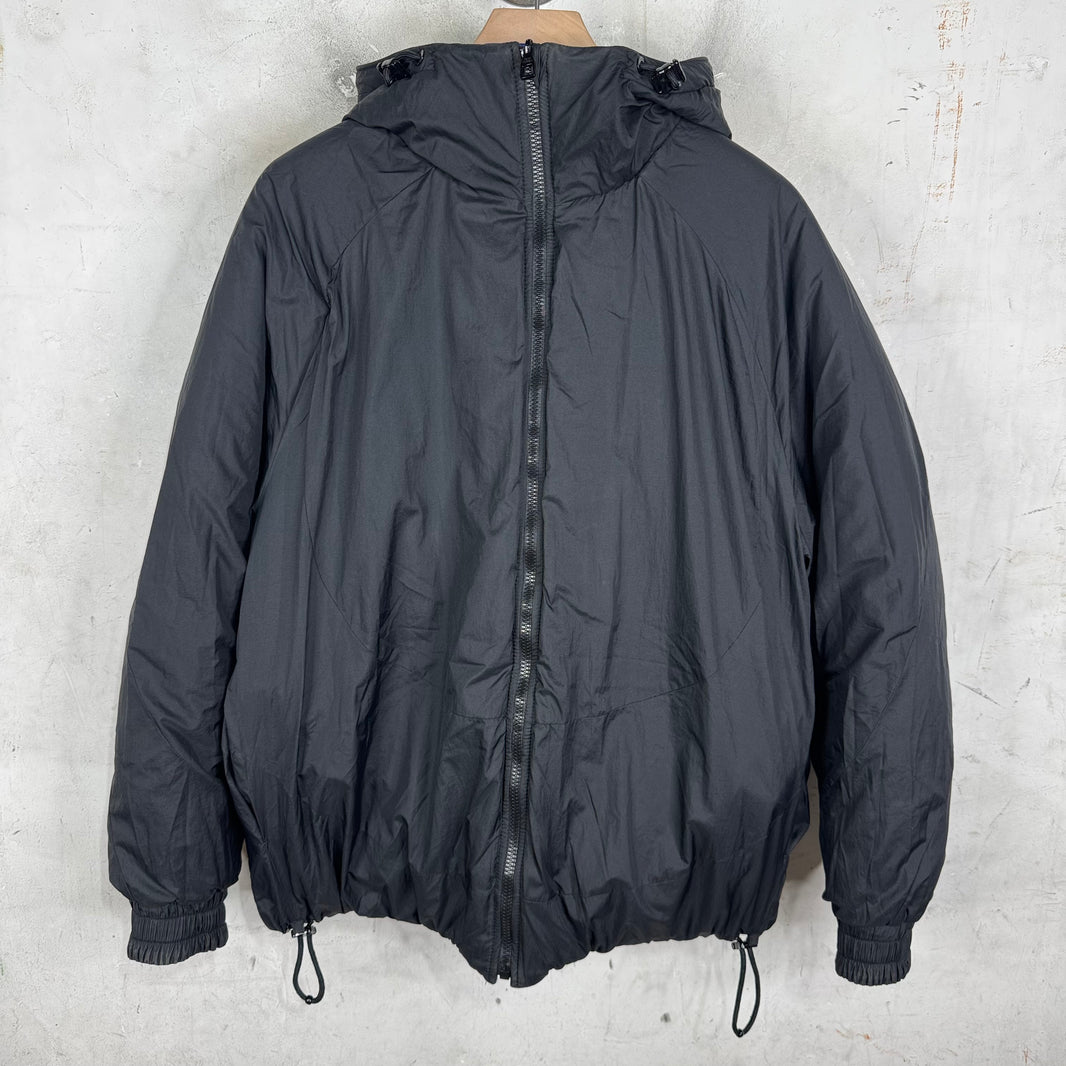 Louis Vuitton Leather Paneled Painter Down Jacket