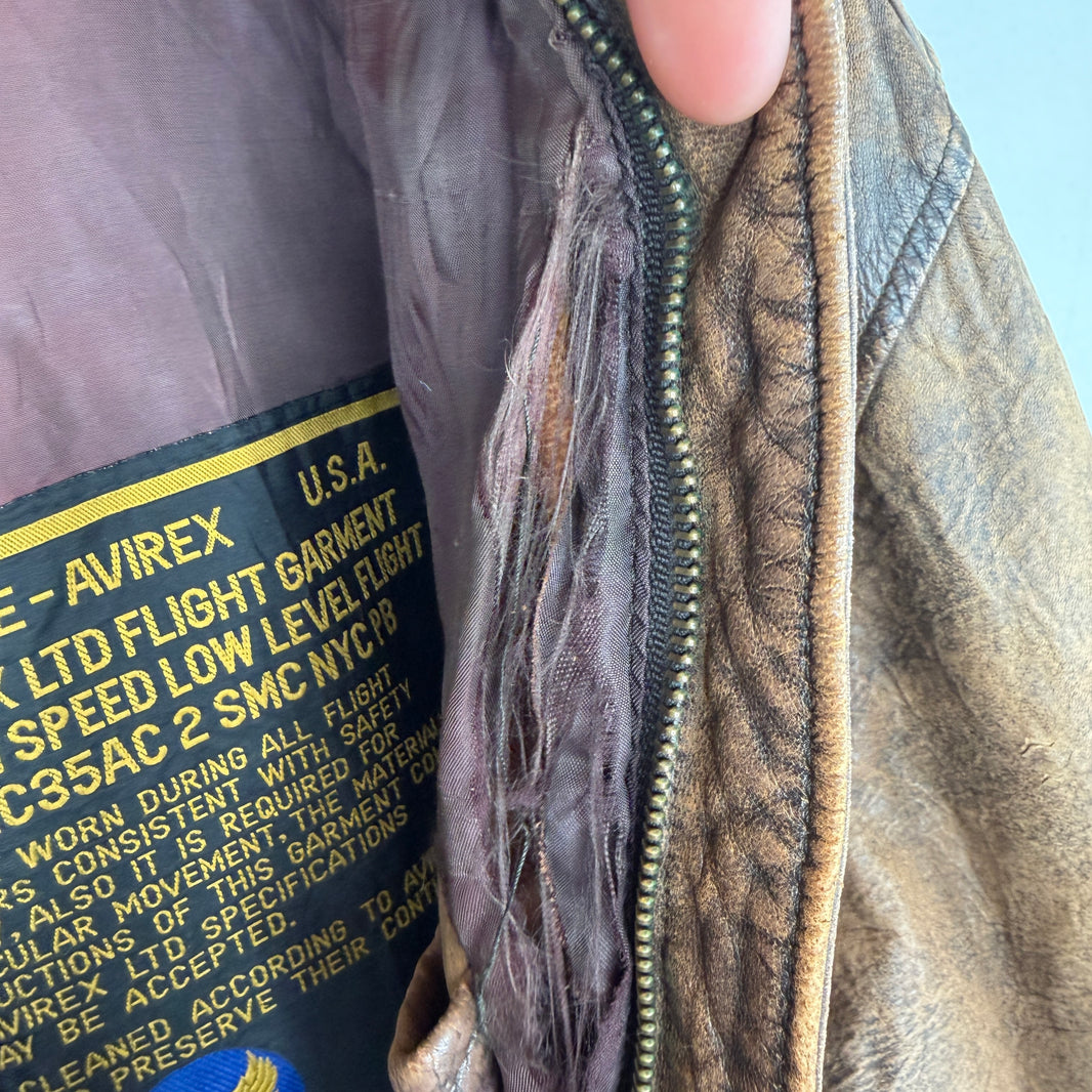 Vintage Leather Avirex Jacket
