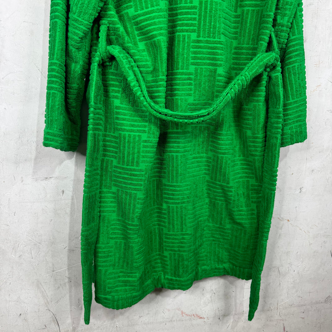 Bottega Veneta Green Bath Robe
