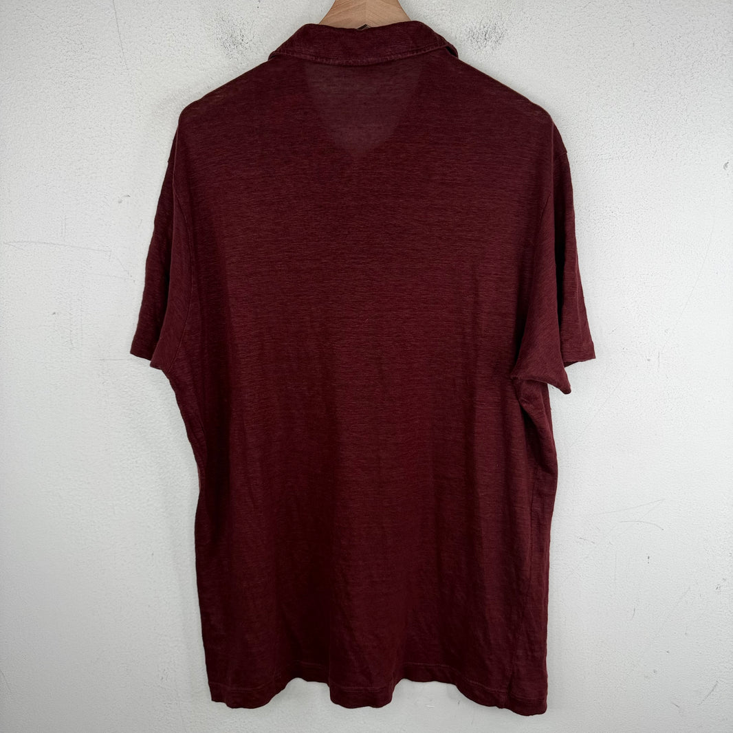 Loro Piana Red Polo Shirt