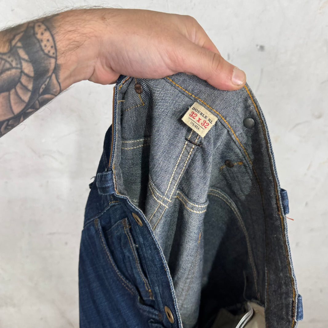 RRL Darkwash Repaired 5P Jeans