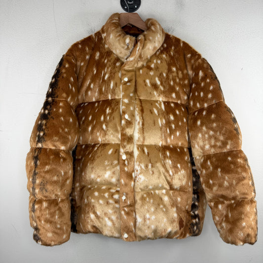 Golf Le Fleur Faux Fur Puffer Jacket
