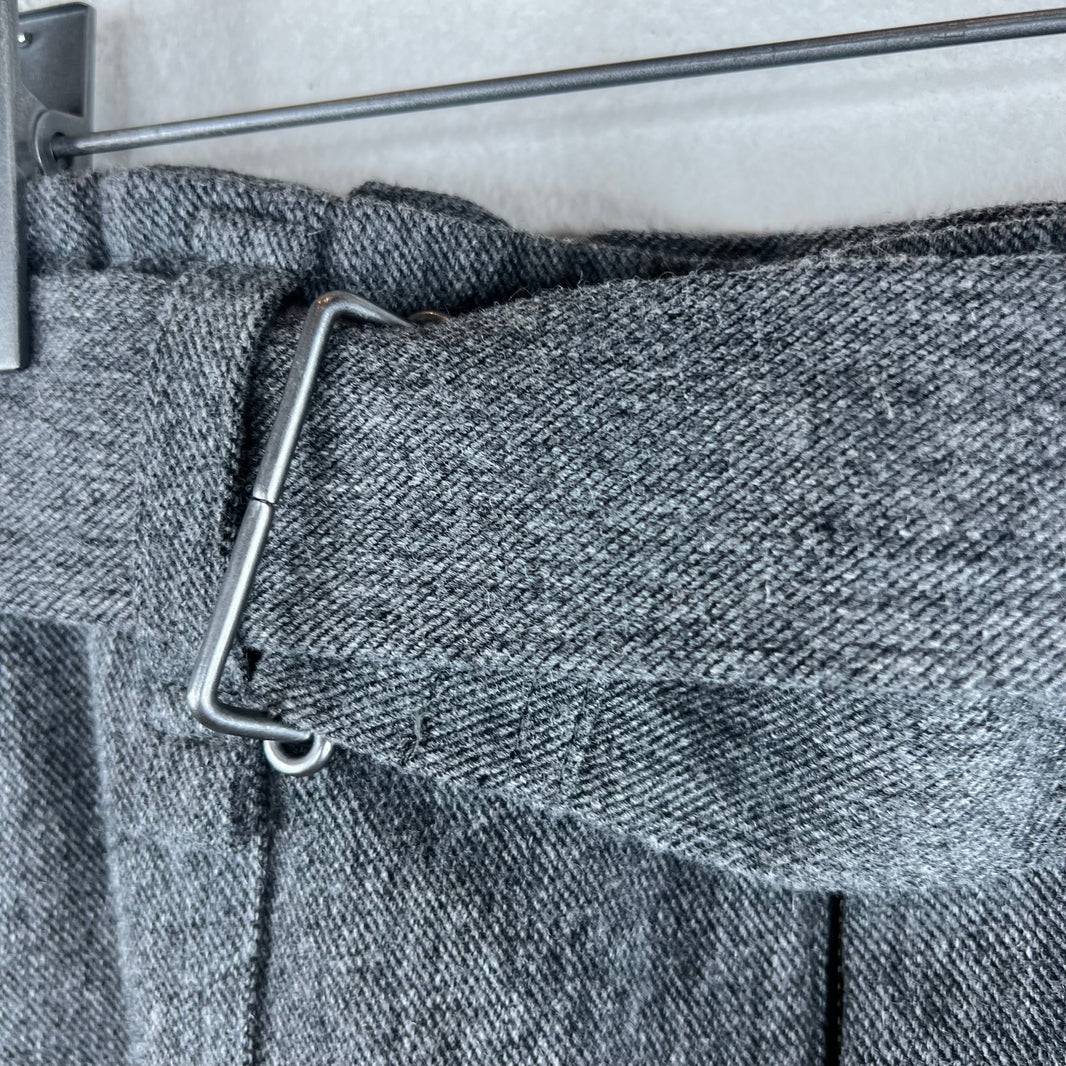Issey Miyake Belted Wool Trousers
