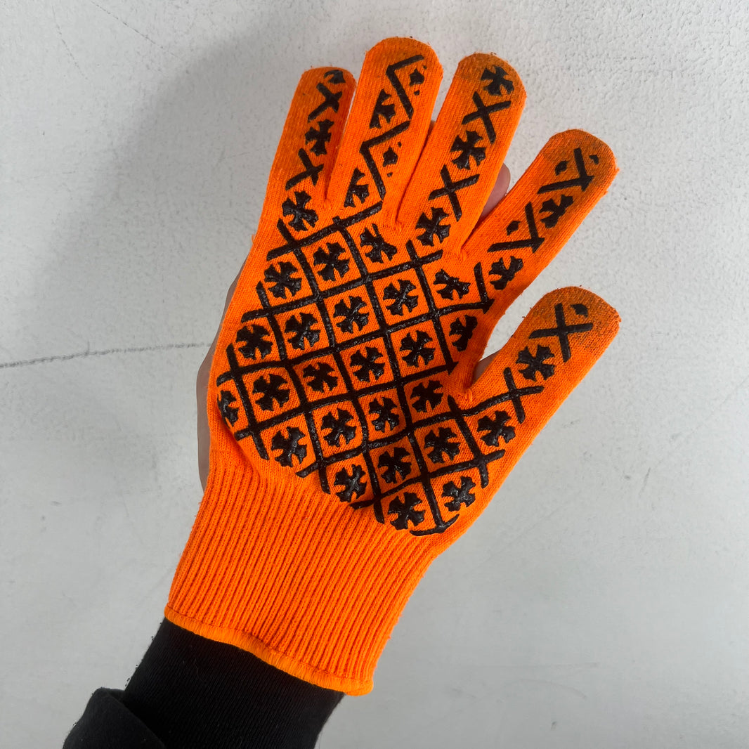 Chrome Hearts Orange Work Gloves