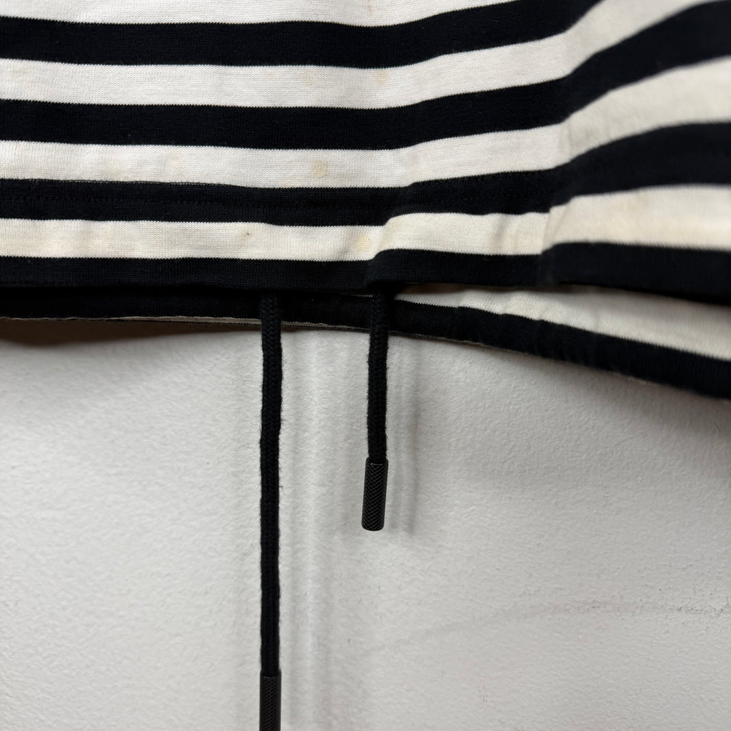 Off White Striped Frame Of Mind LS Shir
