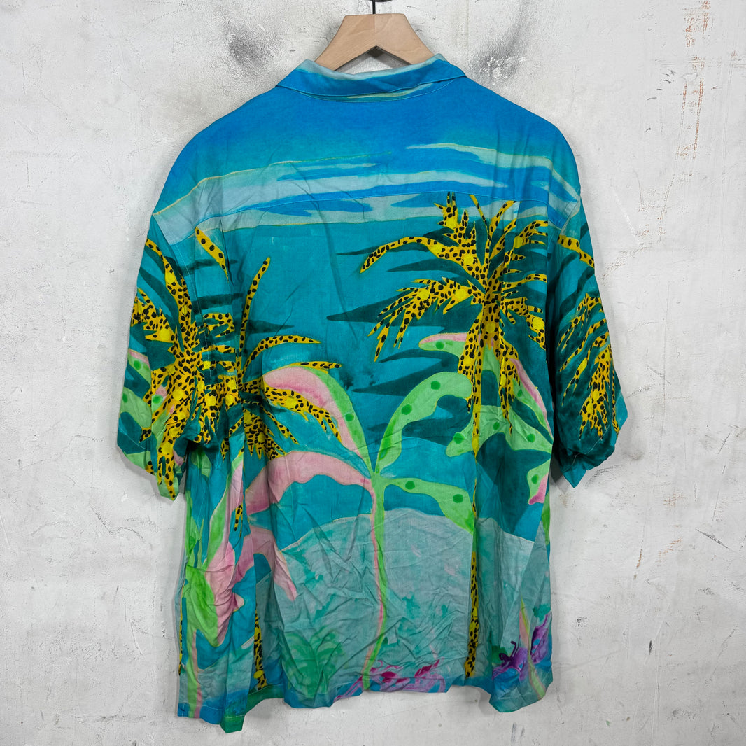 Celine Tropical Printed Shirt
