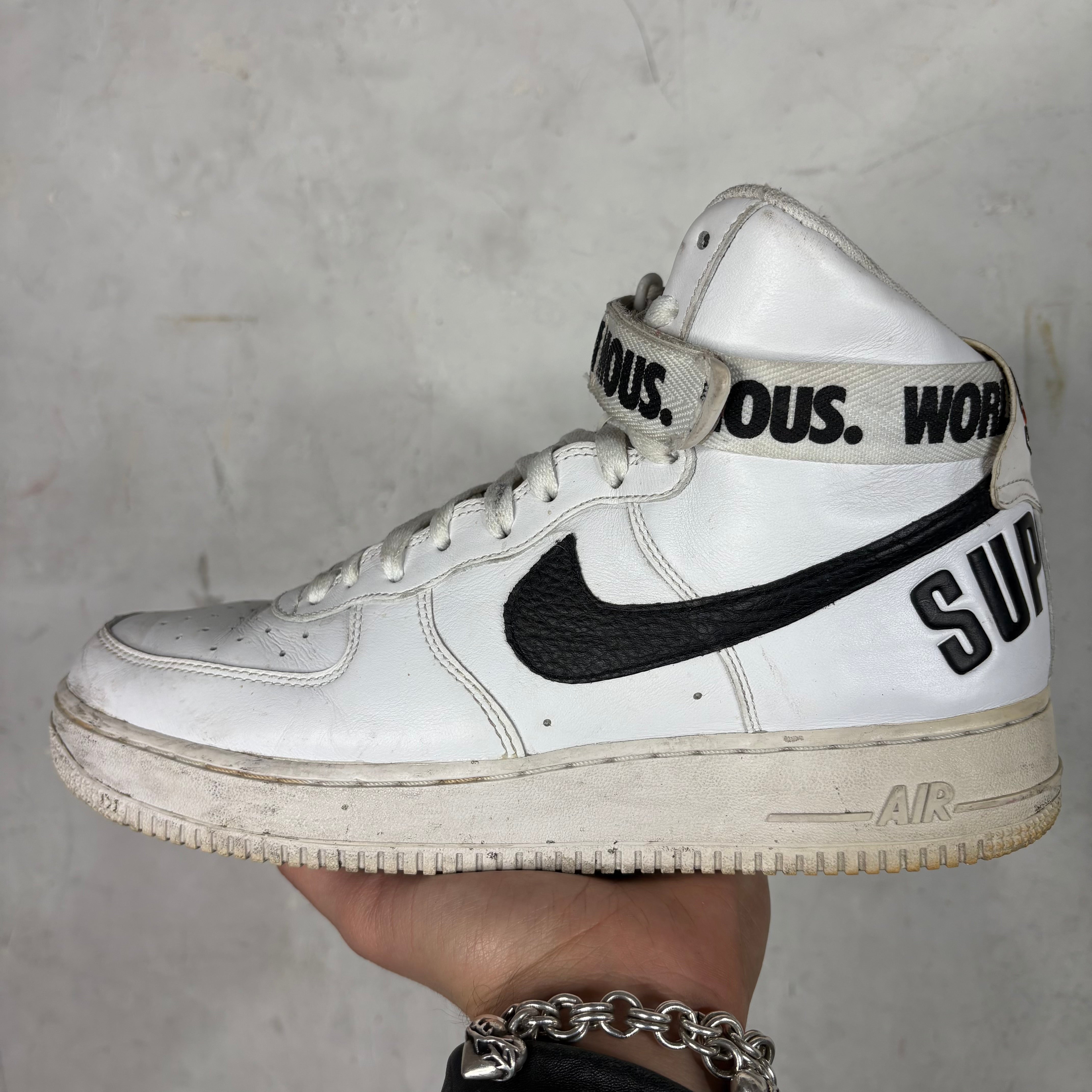 Supreme x Nike White Air Force 1 Highs – www.Lukes.store Supreme x Nike White Air Force 1 Highs – www.Lukes.store