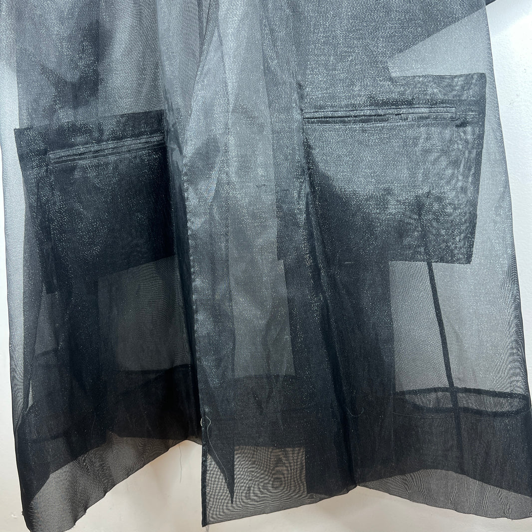 Maison Margiela Oversized Tulle Overcoat